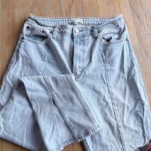 Abercrombie & Fitch Light Wash High Rise Jeans